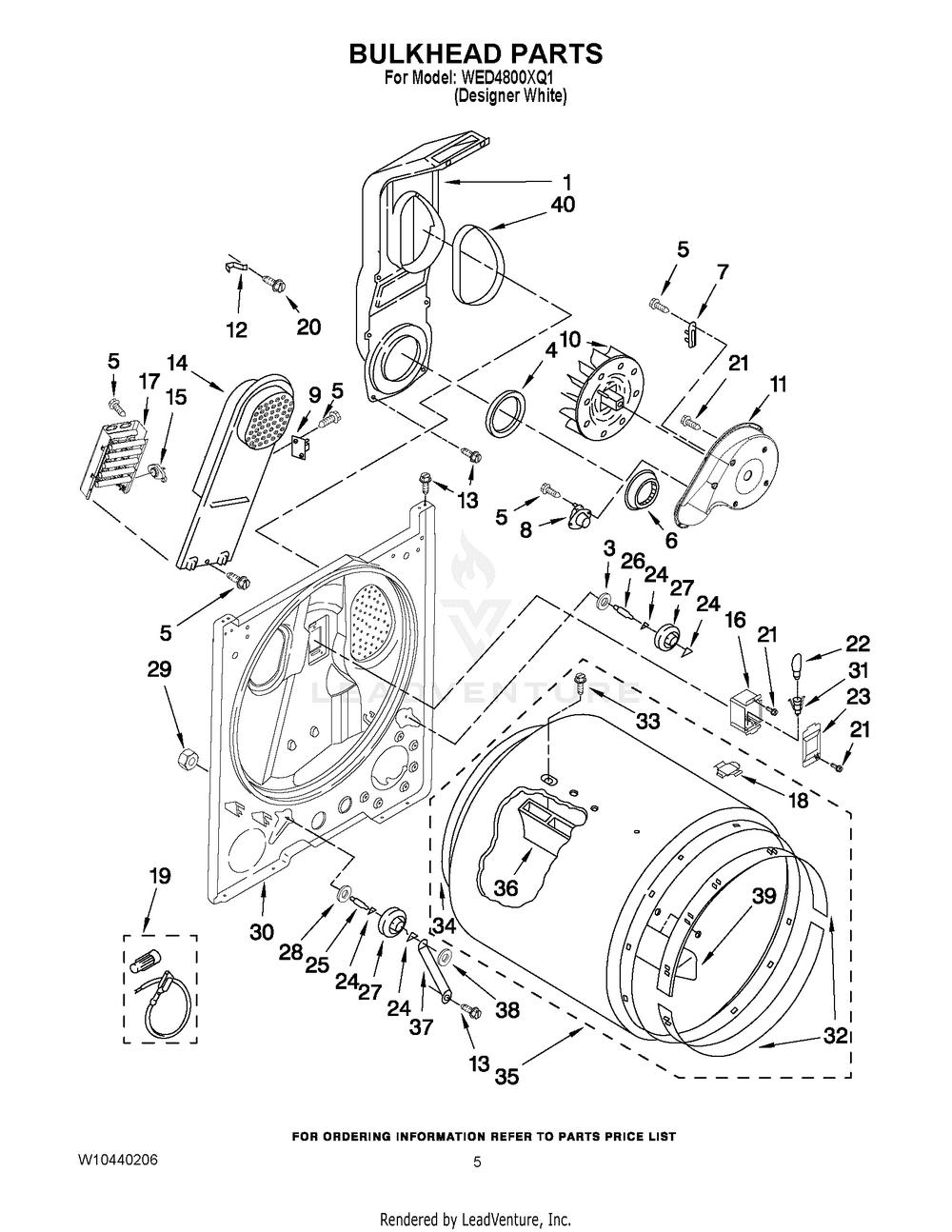 Whirlpool 279838 Dryer Heating Element Complete Replacement Set - Thumbnail 2