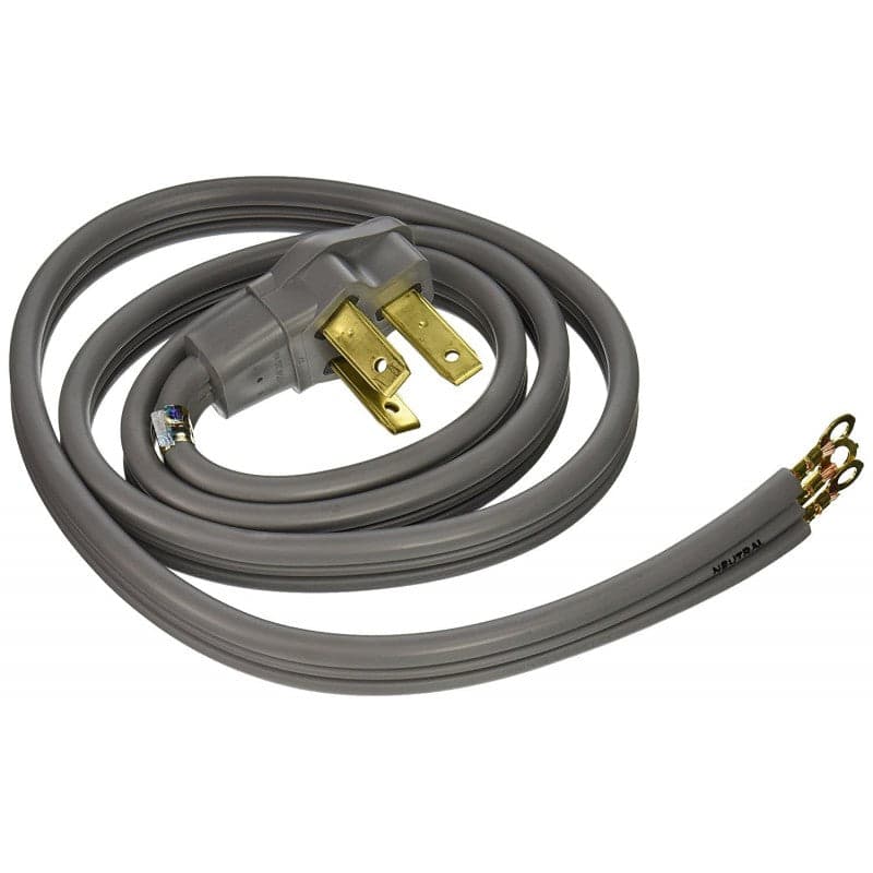 6' X 3 Wire Prong Range Cord - 40 Amp