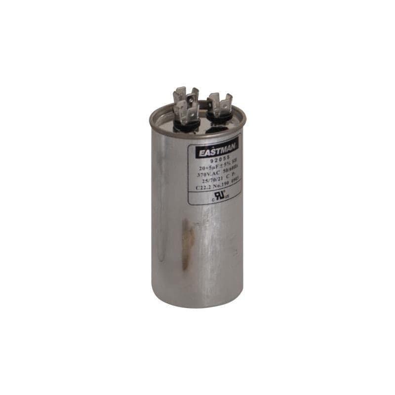 Round Dual Run Capacitor 50/5 MFD 370 V