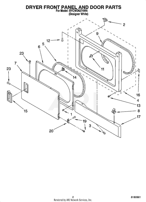 Crosley Switch-Lid WP3391902